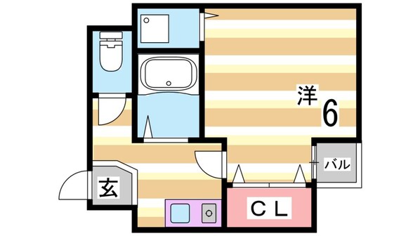 神戸駅 徒歩4分 4階の物件間取画像